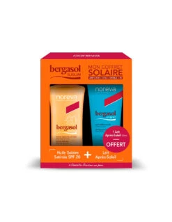 Bergasol Sublim Coffret Huile Solaire SPF20 125ml + Lait Après-soleil 100ml OFFERT