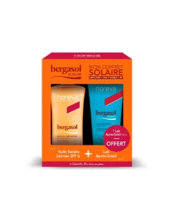 Bergasol Sublim Coffret Huile Solaire SPF6 125ml + Lait Après-soleil 100ml OFFERT