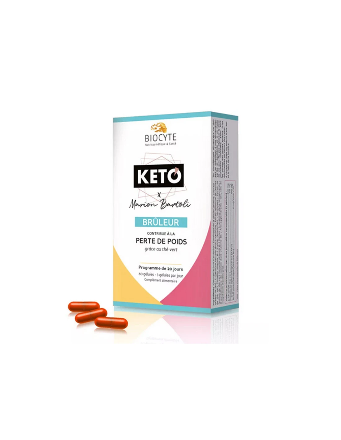 Biocyte Keto Brûleur Perte De Poids. 60 Gélules 4 Biocyte Keto Brûleur Perte De Poids. 60 Gélules – Image 2