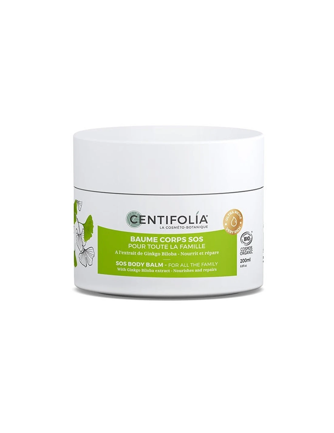 Centifolia Baume Corps SOS Famille Bio. 200ml 3 Centifolia Baume Corps SOS Famille Bio. 200ml