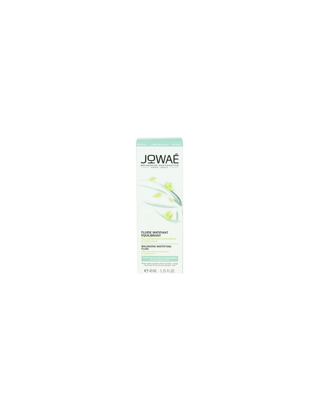 Jowae Jowaé Fluide Matifiant Equilibrant 40ml 3 Jowae Jowaé Fluide Matifiant Equilibrant 40ml