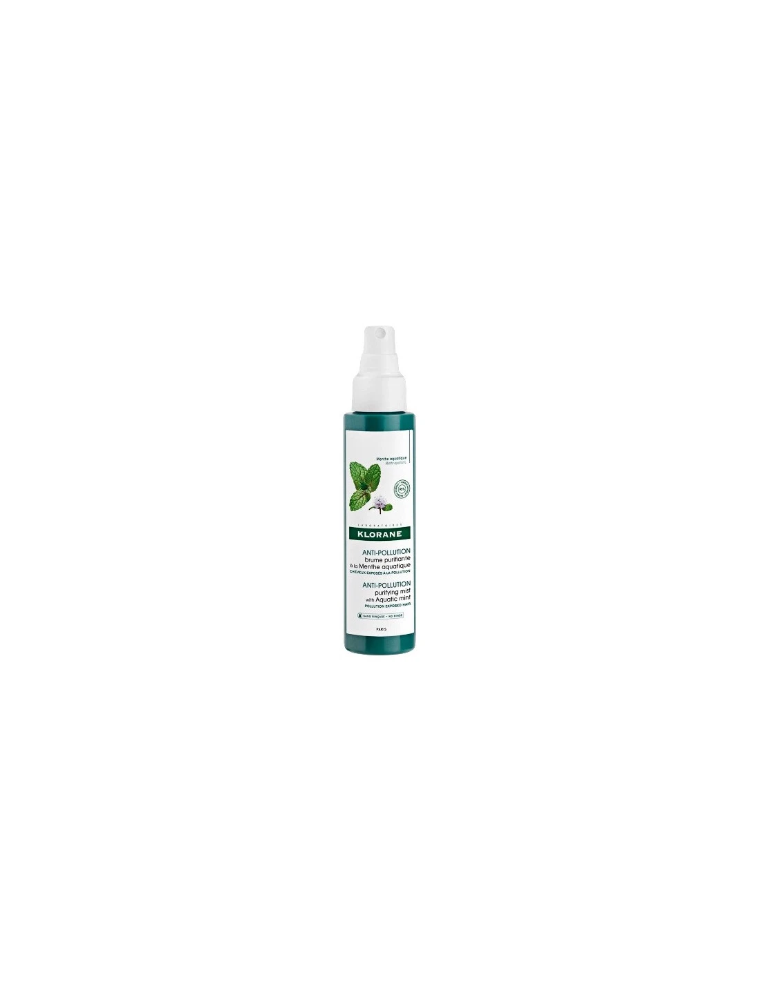 Klorane Brume Purifiante Menthe Aquatique Anti-Pollution 100ml 3 Klorane Brume Purifiante Menthe Aquatique Anti-Pollution 100ml