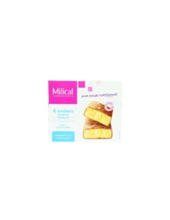 Milical Mon Encas Nutritionnel 6 Barres Minceur Saveur Vanille
