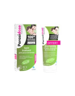 Gilbert Parasidose Kit Traitement Anti-Poux - Soin Traitant 200ml + Shampooing 200ml Offert