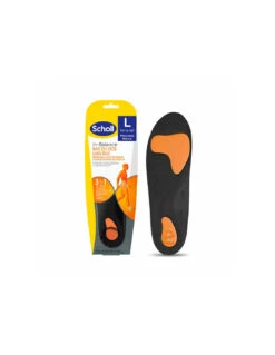 Scholl In-Balance Semelles Anti-douleur Bas Du Dos 1 Paire Taille L