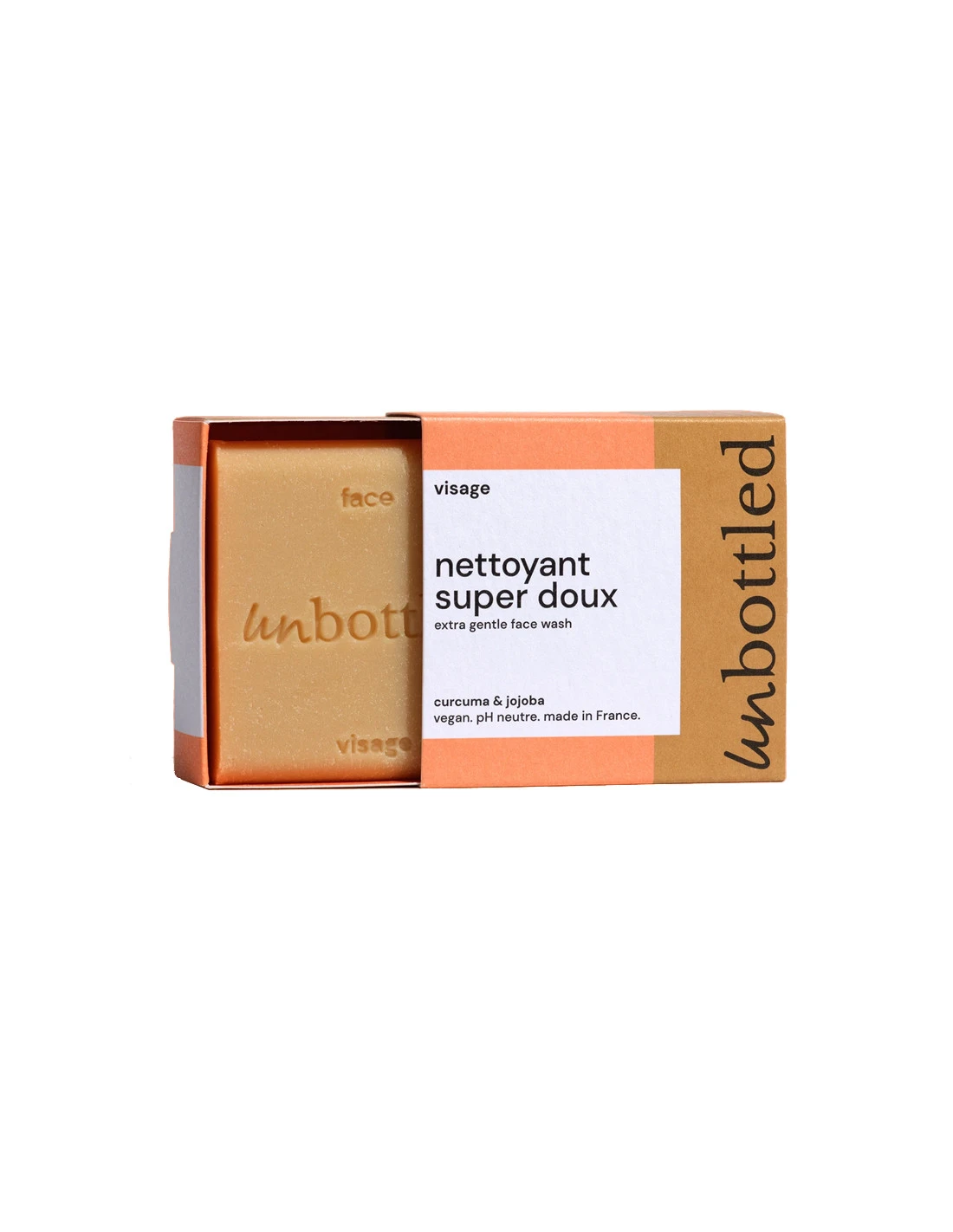 Unbottled Nettoyant Super Doux Visage. 90g 3 Unbottled Nettoyant Super Doux Visage. 90g